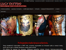 Tablet Screenshot of lucy-tattoo.pl